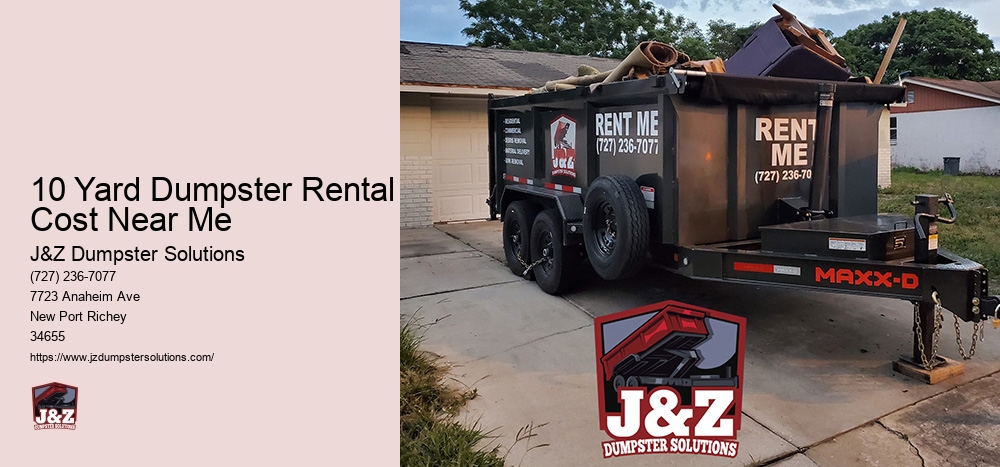 2 Yard Dumpster Service Near Me