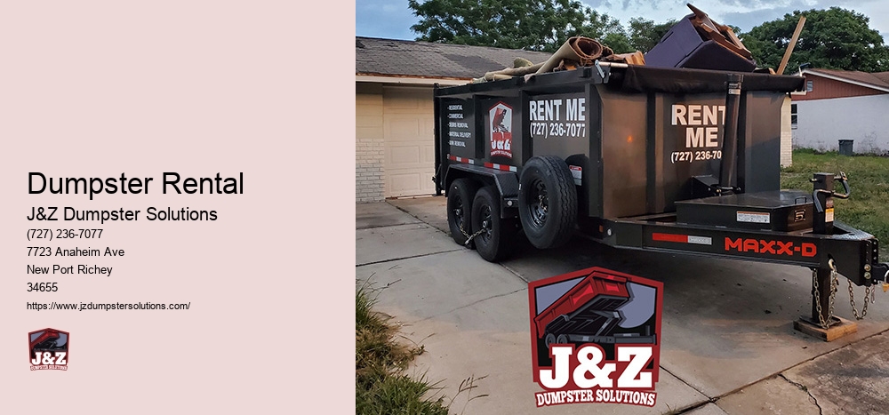 Waste Roll-off Dumpster Rental